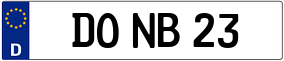 Truck License Plate